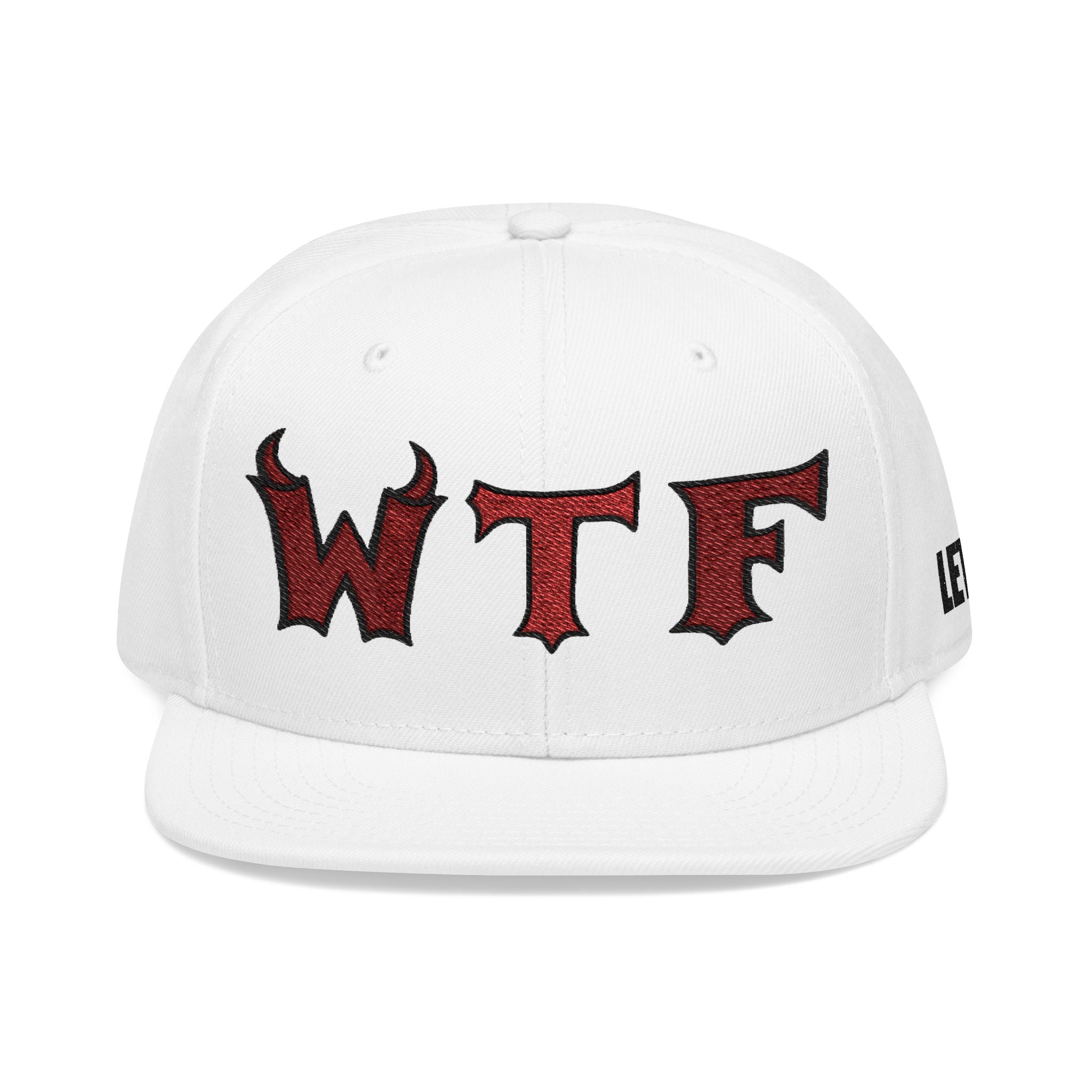 Casquette Snapback avec logo WTF et mascotte