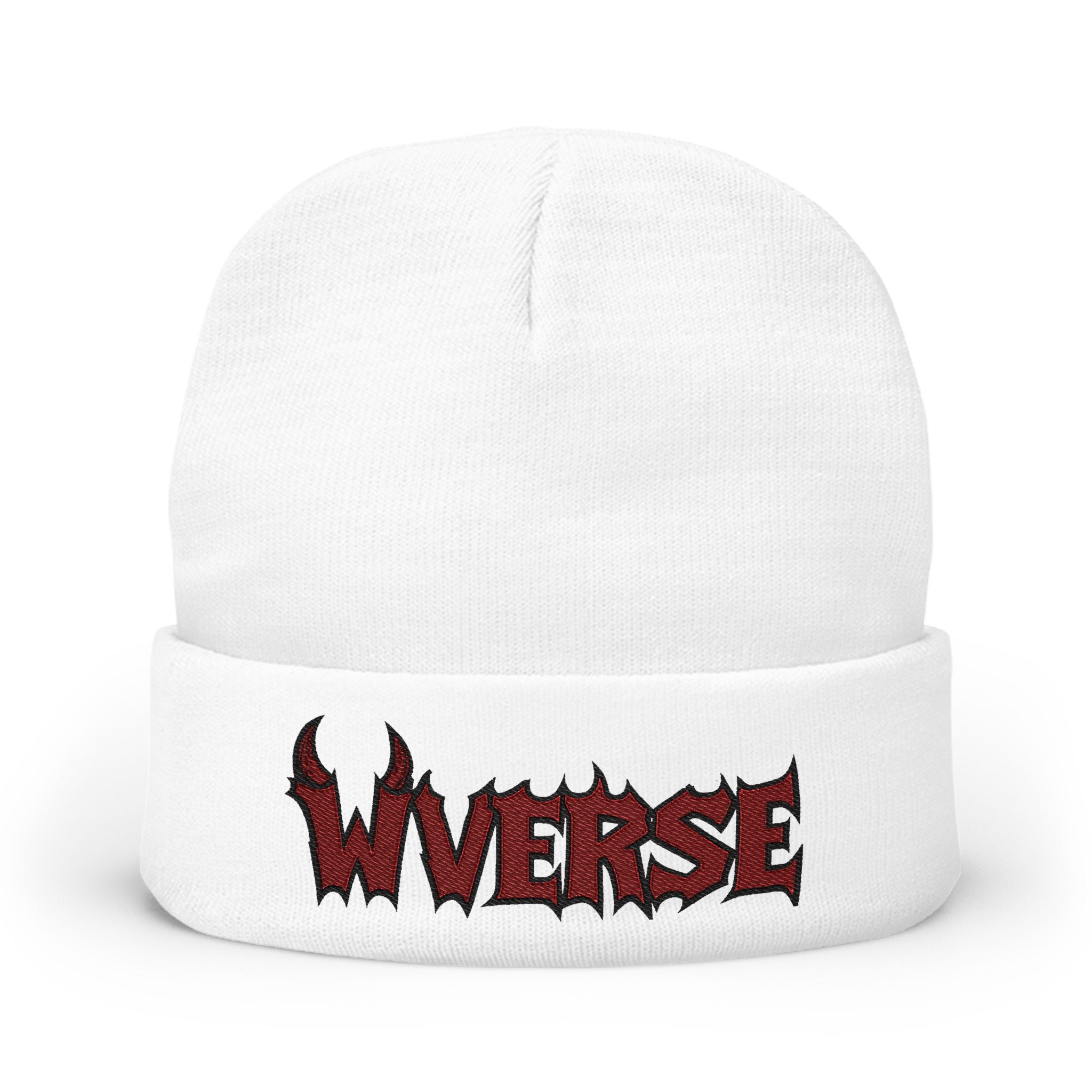 W Verse Branded Knit Beanie