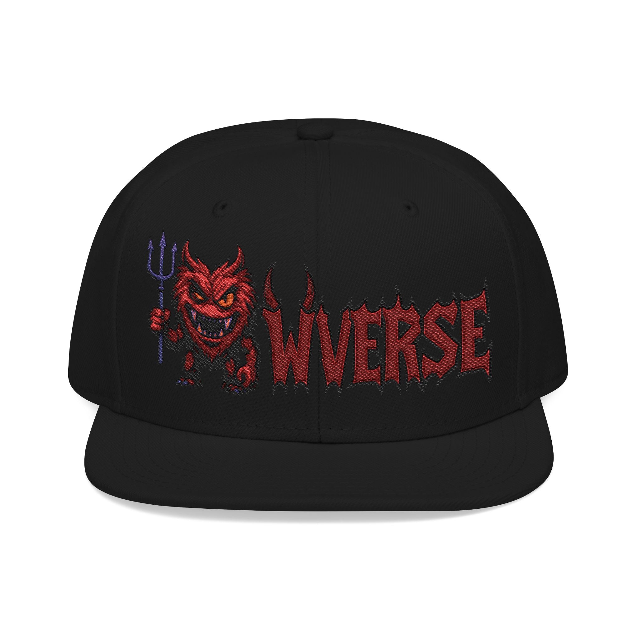 W Verse Mascot & Devilish Logo Snapback Cap