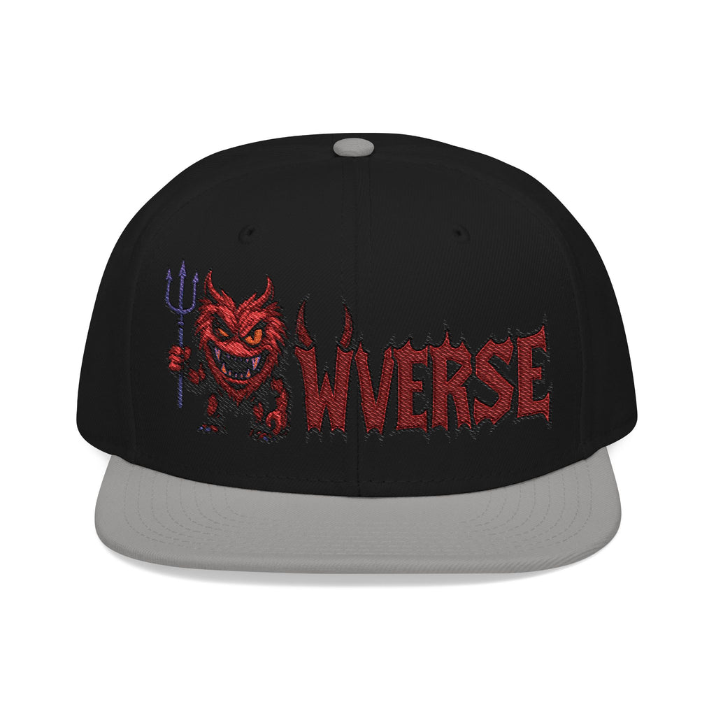 W Verse Mascot & Devilish Logo Snapback Cap