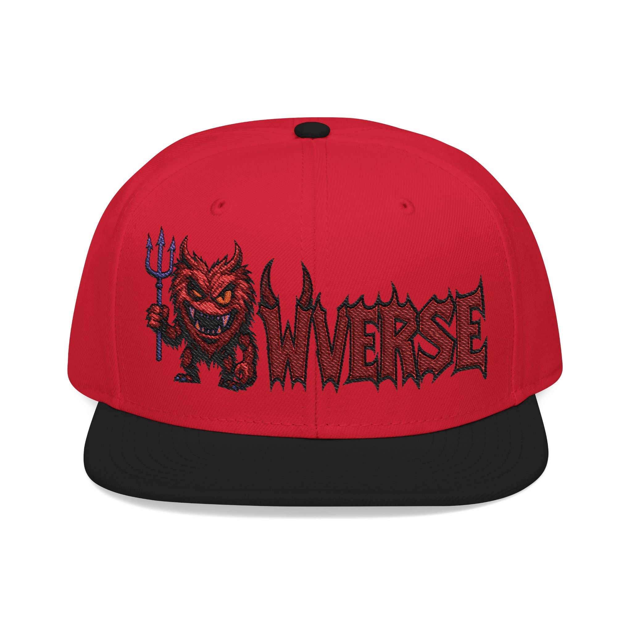 W Verse Mascot & Devilish Logo Snapback Cap