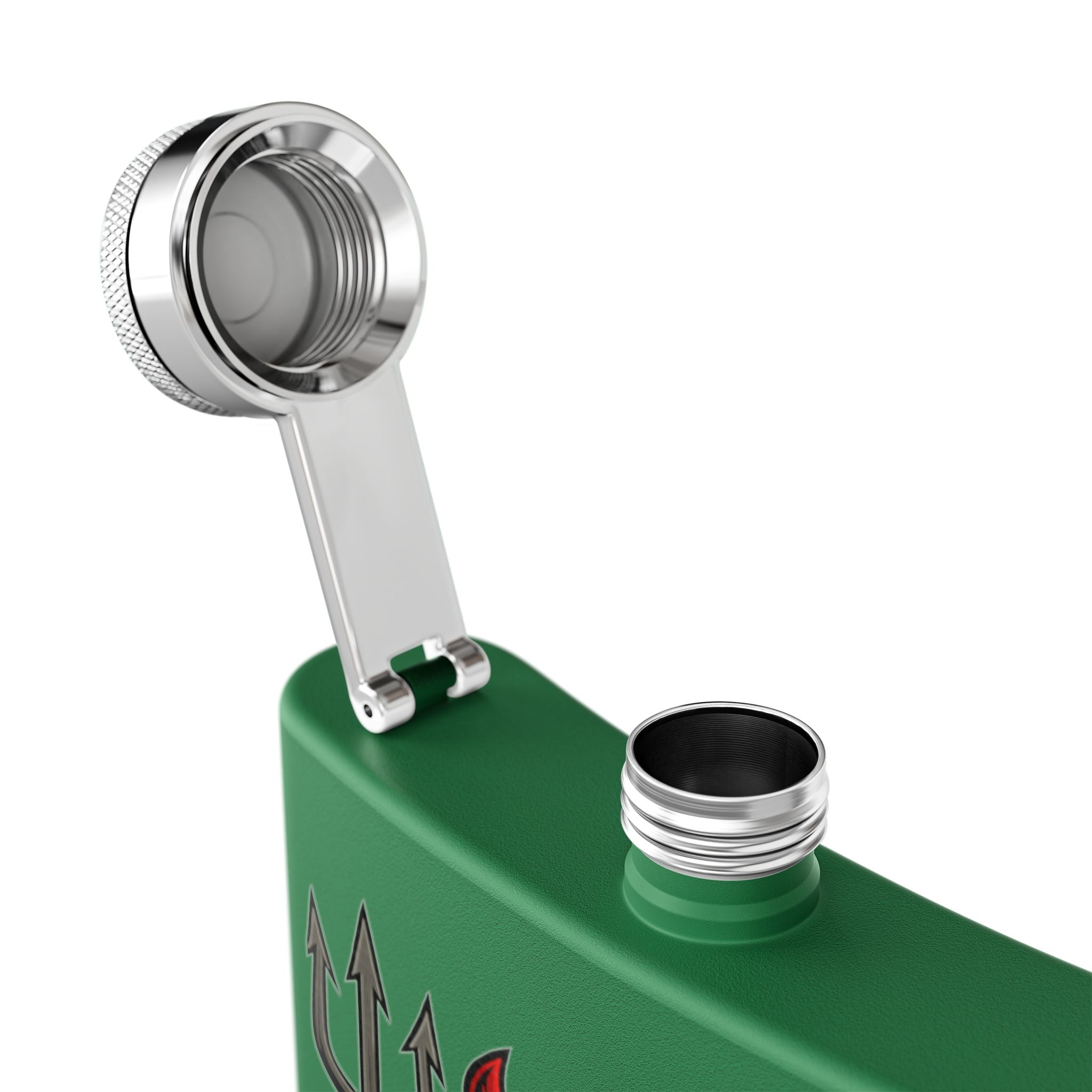 W Verse Mascot & Devilish Logo Flask