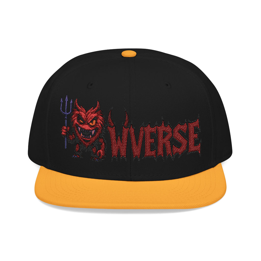 W Verse Mascot & Devilish Logo Snapback Cap