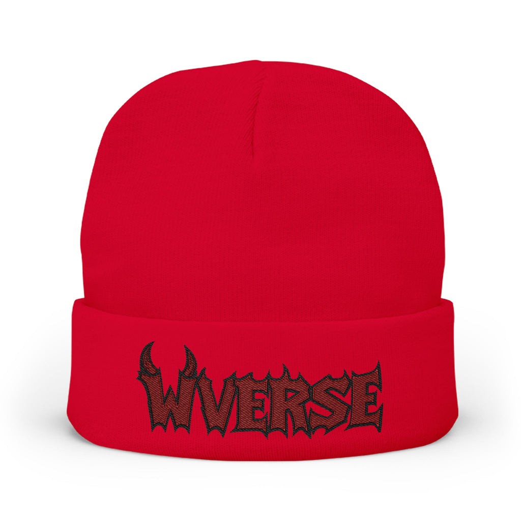 W Verse Branded Knit Beanie