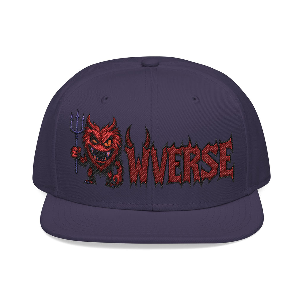 W Verse Mascot & Devilish Logo Snapback Cap