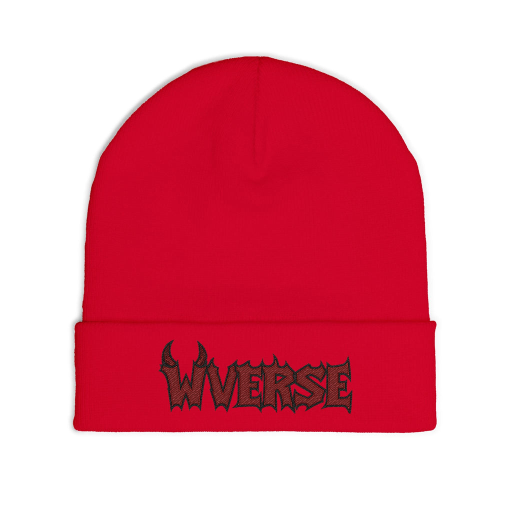 W Verse Branded Knit Beanie