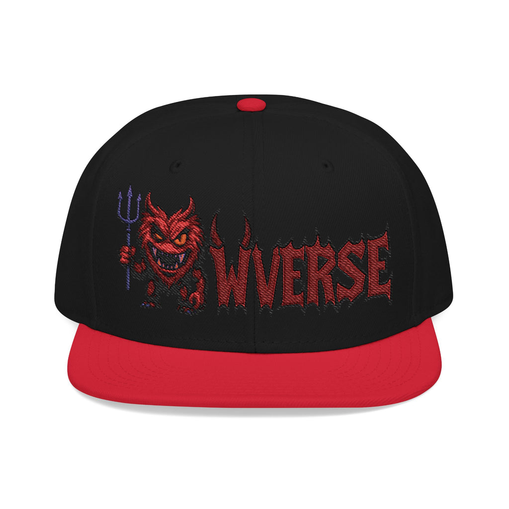 W Verse Mascot & Devilish Logo Snapback Cap