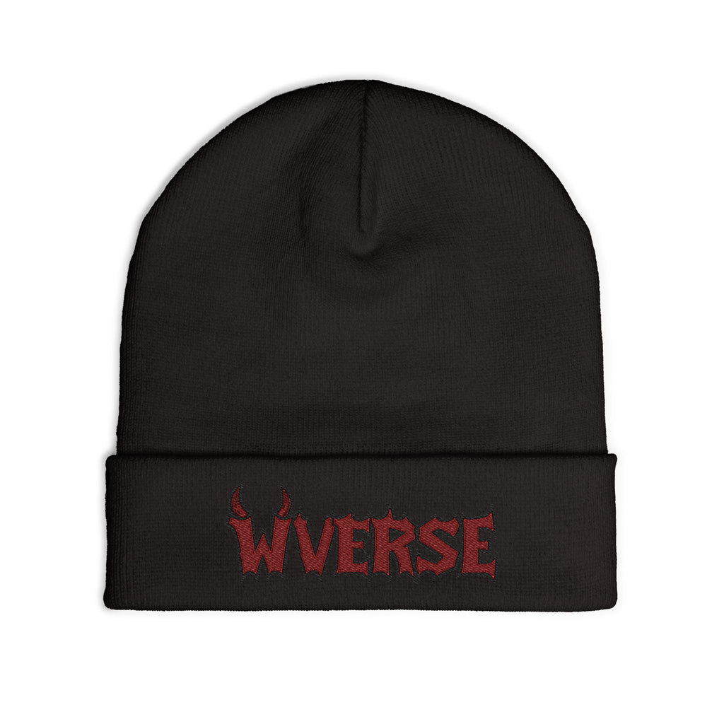 W Verse Branded Knit Beanie