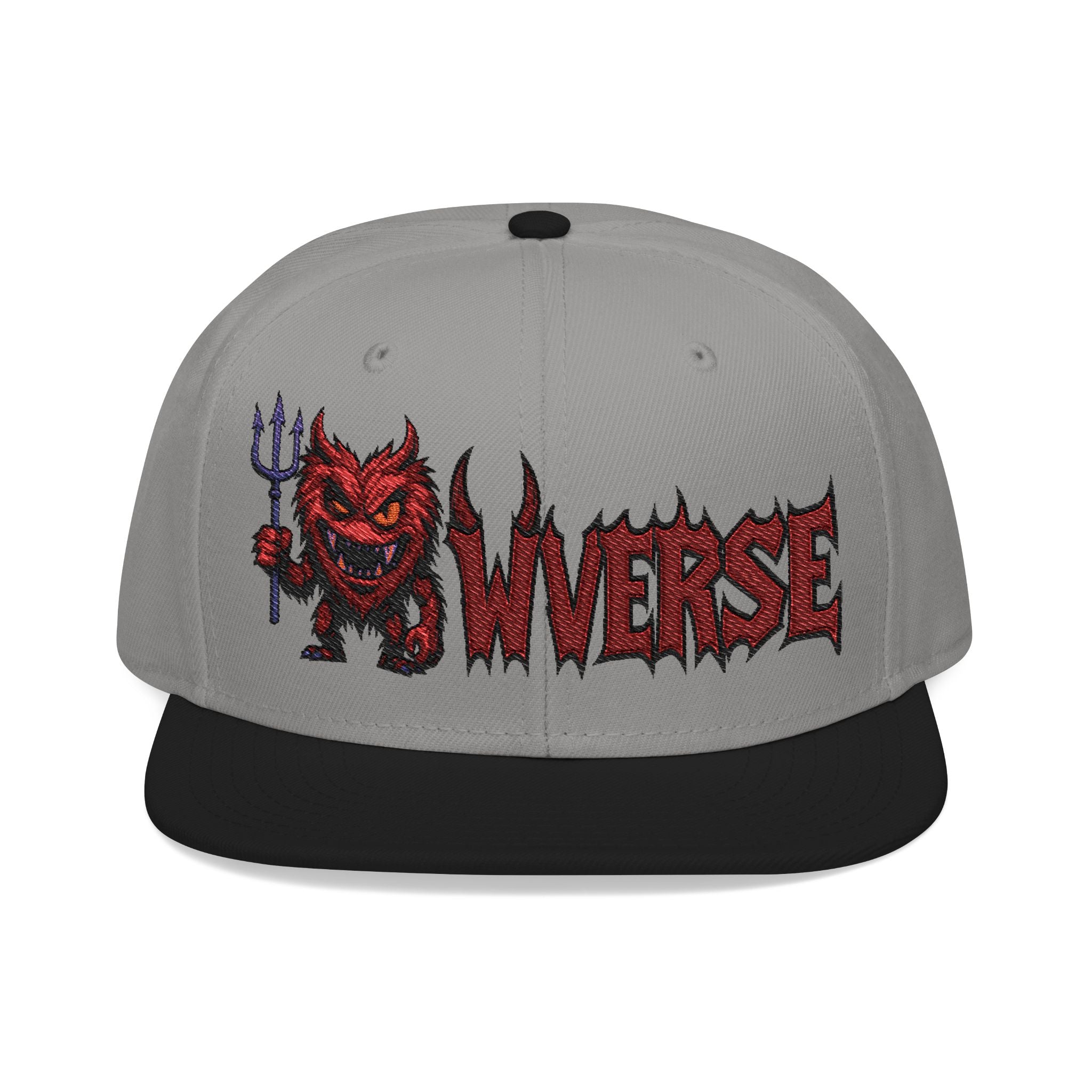 W Verse Mascot & Devilish Logo Snapback Cap