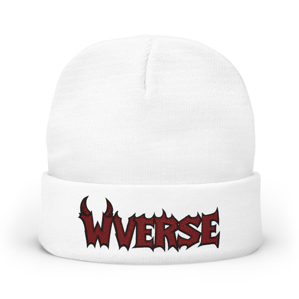 W Verse Branded Knit Beanie