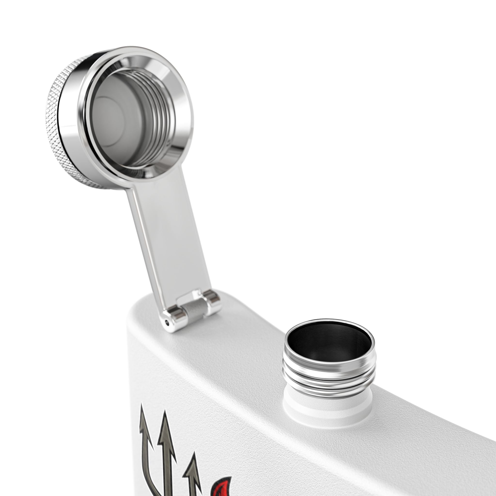W Verse Mascot & Devilish Logo Flask