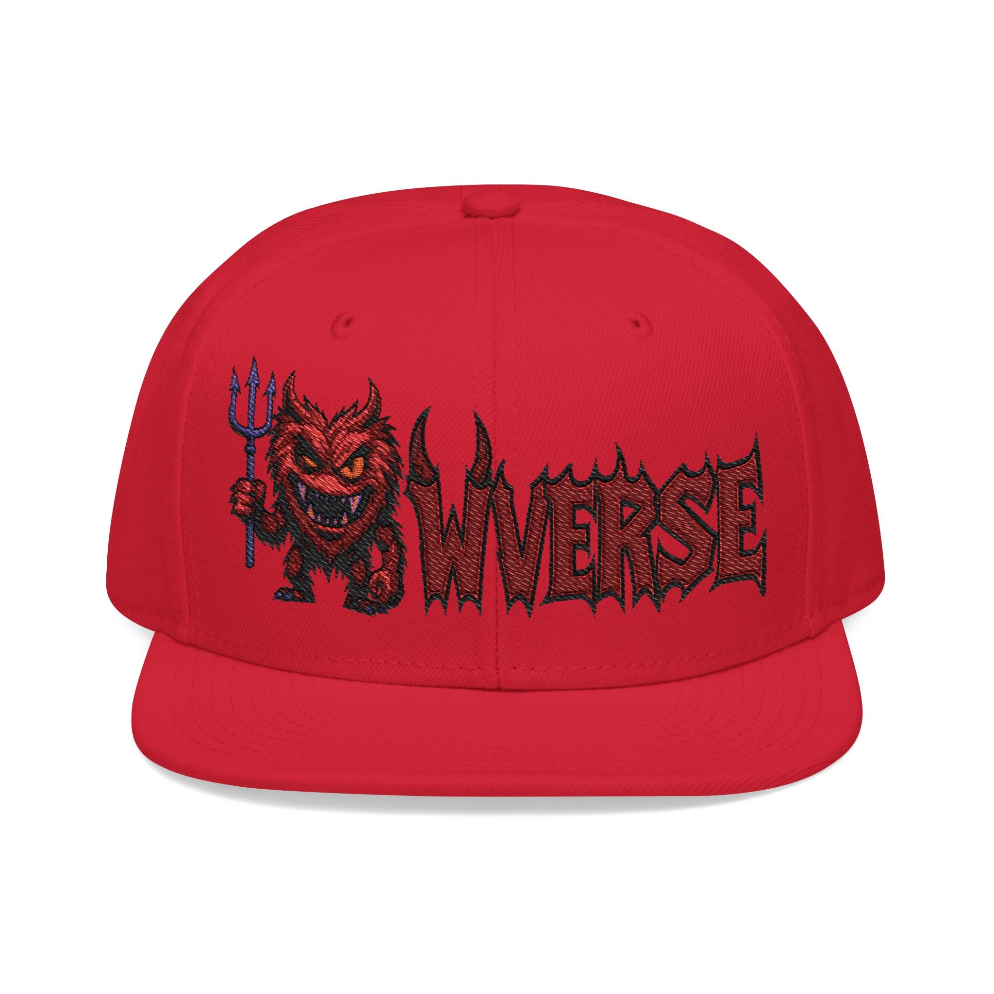 W Verse Mascot & Devilish Logo Snapback Cap