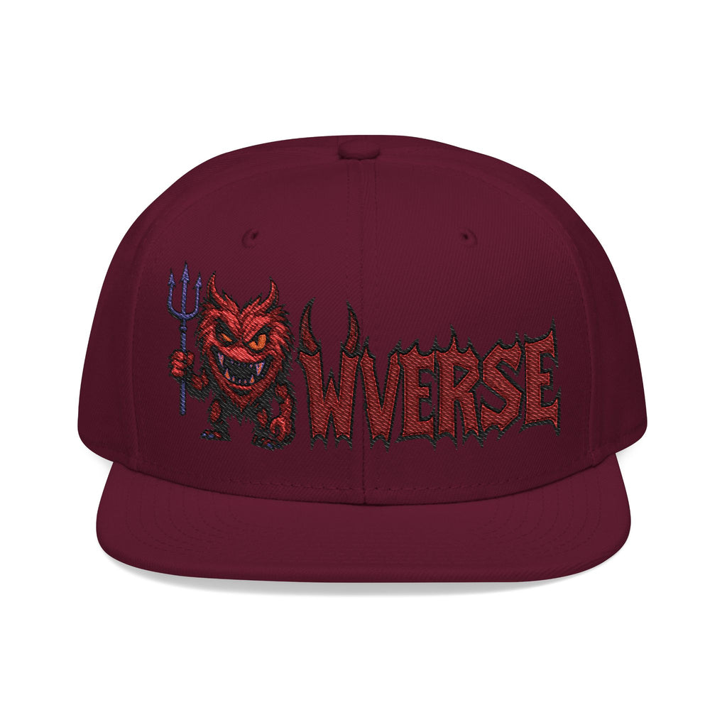 W Verse Mascot & Devilish Logo Snapback Cap