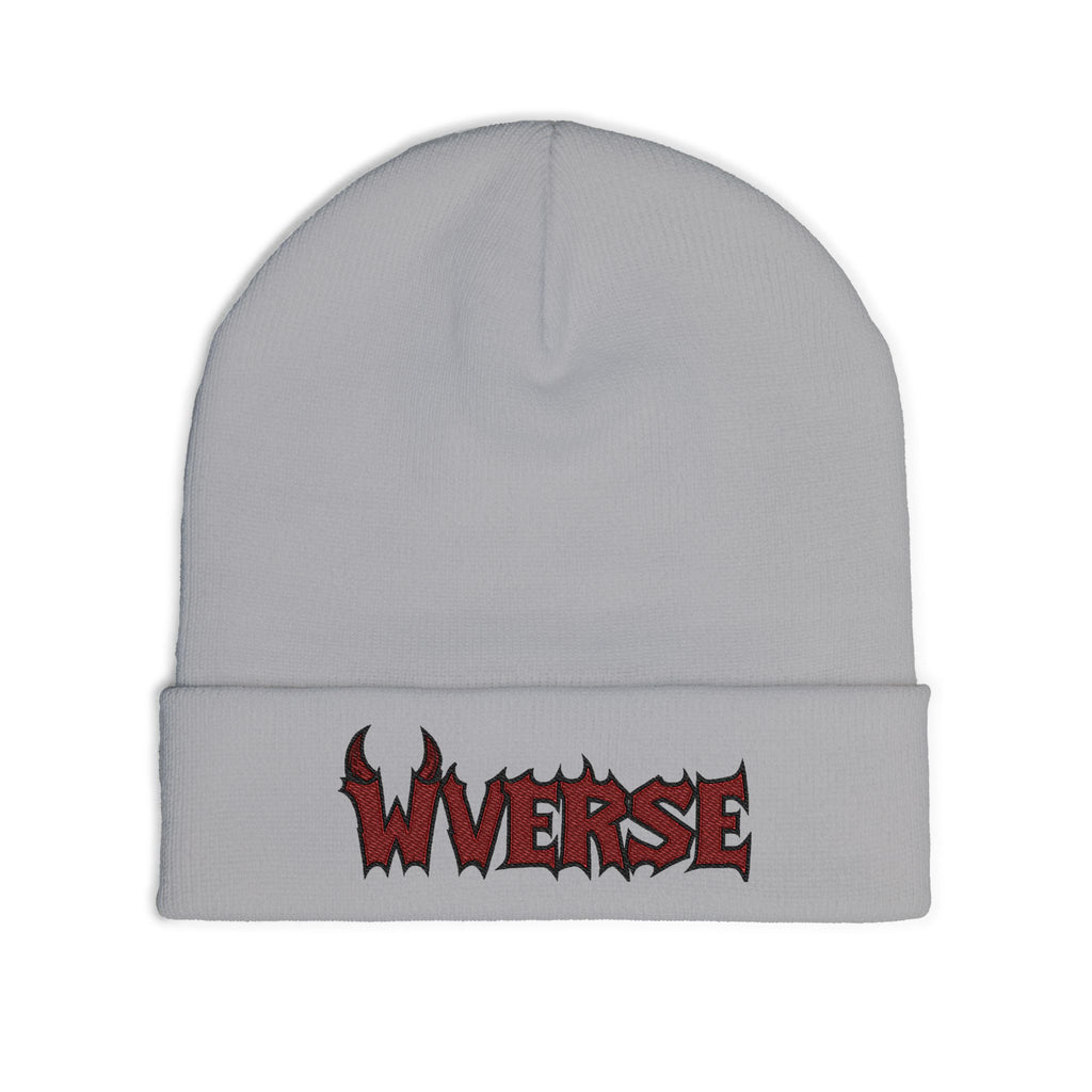 W Verse Branded Knit Beanie