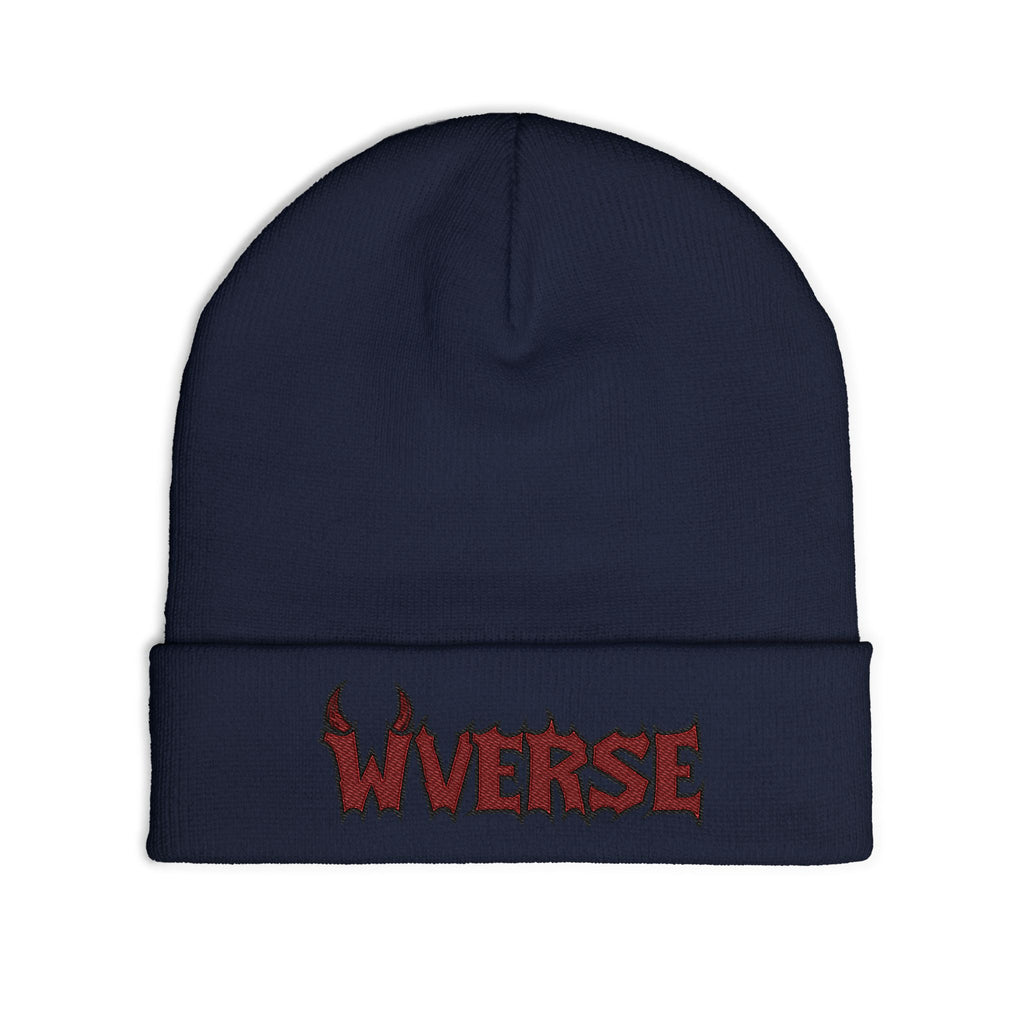 W Verse Branded Knit Beanie