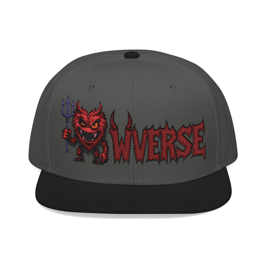 W Verse Mascot & Devilish Logo Snapback Cap