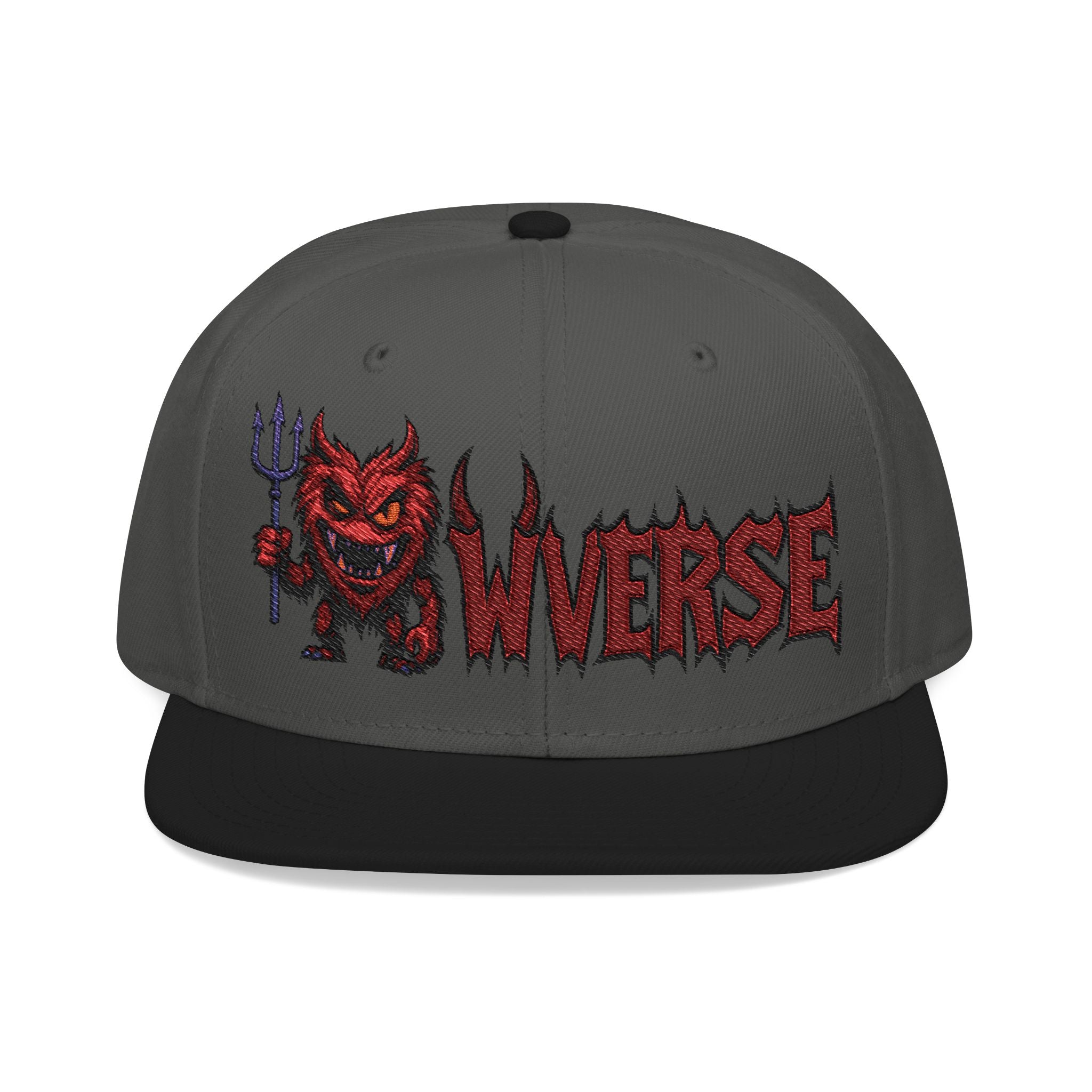 W Verse Mascot & Devilish Logo Snapback Cap