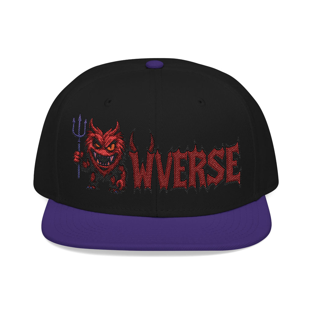 W Verse Mascot & Devilish Logo Snapback Cap