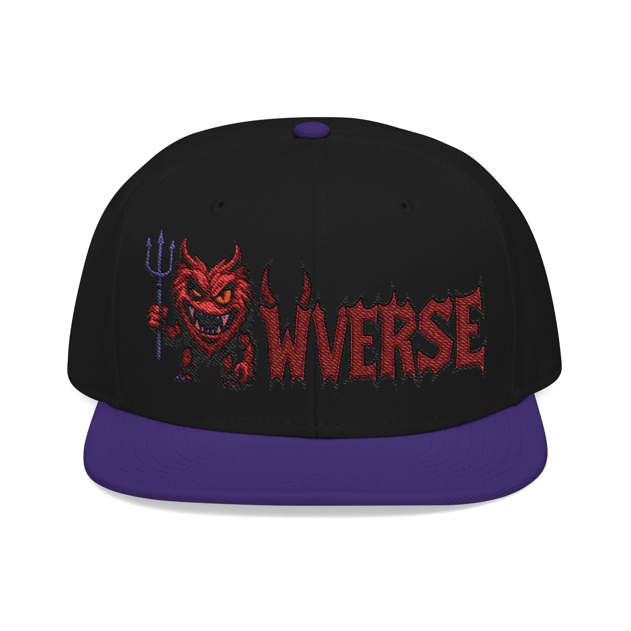 W Verse Mascot & Devilish Logo Snapback Cap