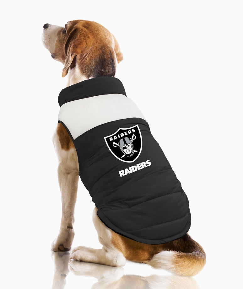 Las Vegas Raiders Pet Parka Puffer Vest