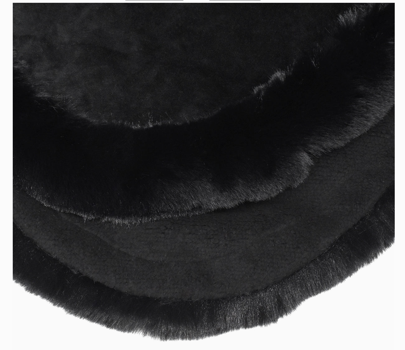 Las Vegas Raiders Fur Trim Poncho