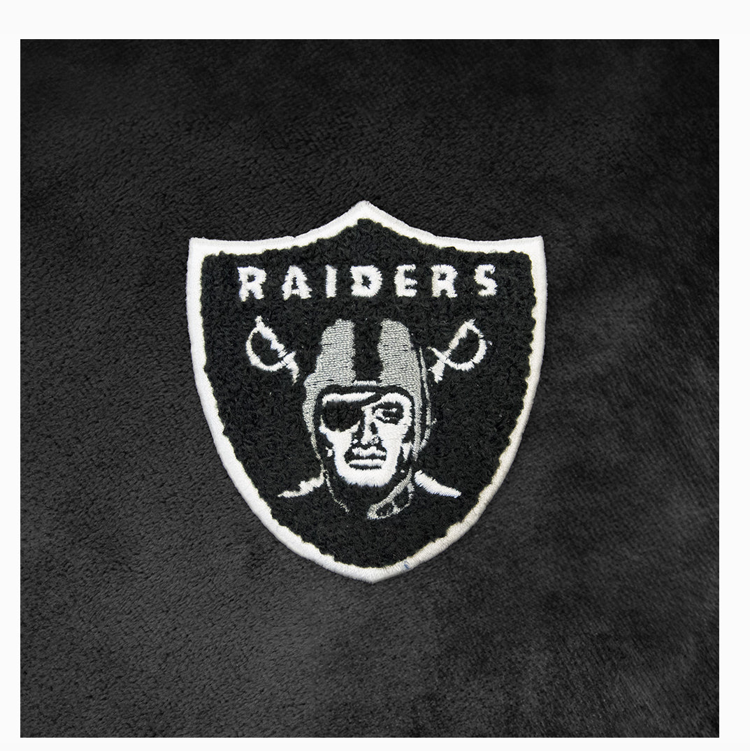 Las Vegas Raiders Fur Trim Poncho